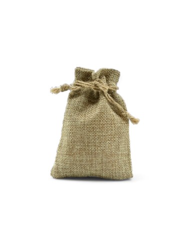 Satz von 50 Hanf-Imitat-Verpackungsbeuteln 9x12cm