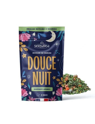Biologischer CBD-Tee für sanfte Nächte | SENSAVEA