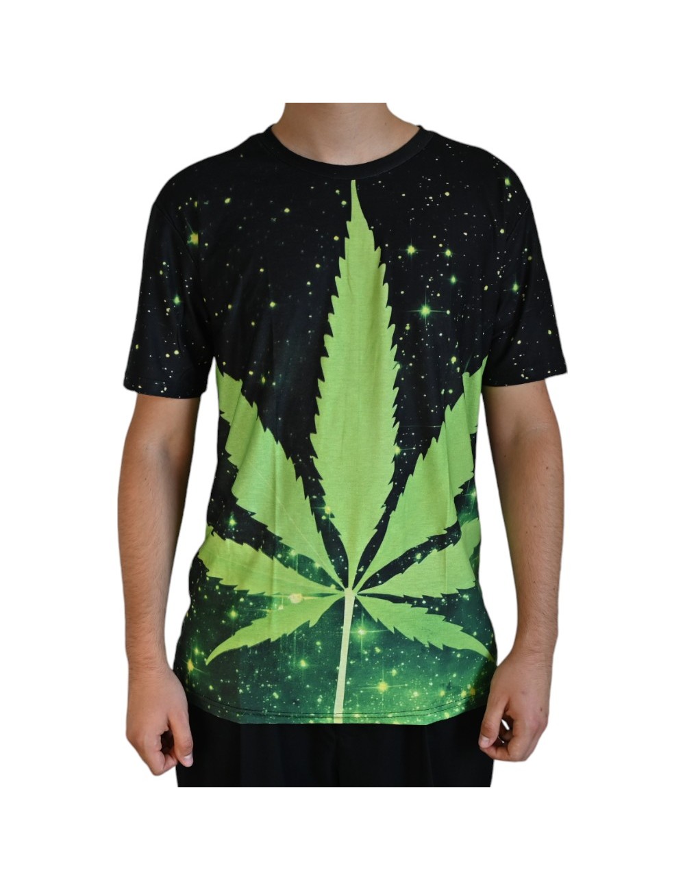 T-Shirt Cannabis-Galaxie