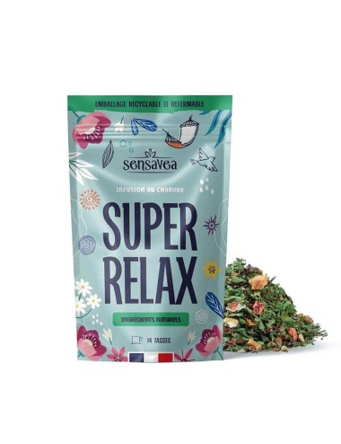 Biologischer CBD-Kräutertee Super Relax | SENSAVEA