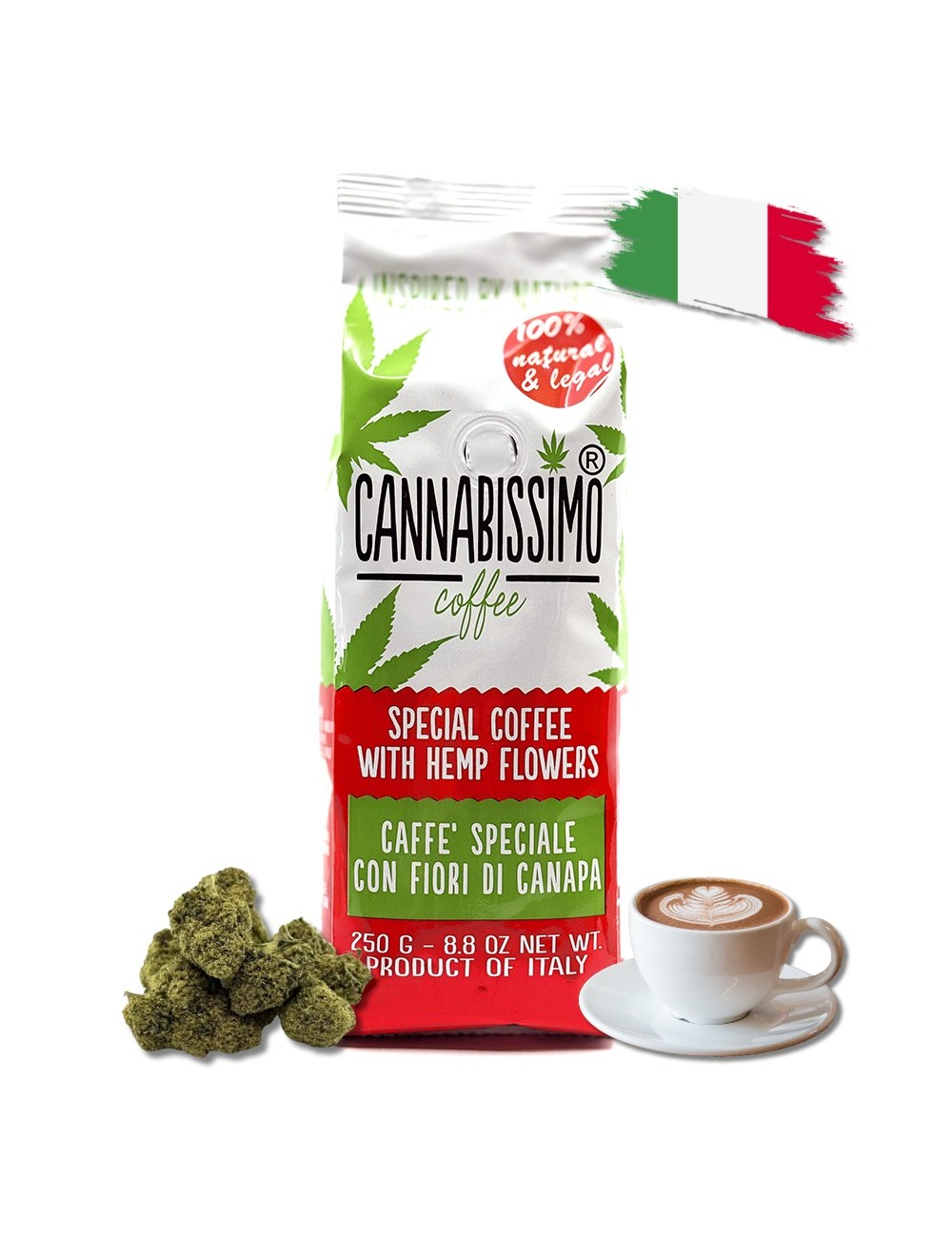 Hanfblüten-Kaffee - gemahlen | CANNABISSIMO