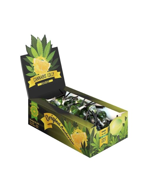 Sucette cannabis citron - 70 pcs | MULTITRANCE