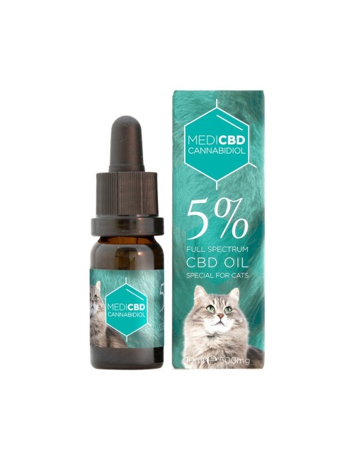 CBD-Öl 5% Full Spectrum für Katzen | MEDICBD
