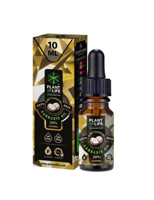 CBD-Öl 20% Full Spectrum Kokos | PLANT OF LIFE