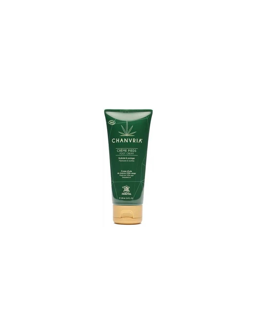 Biologische Hanföl-Fußcreme | CHANVRIA