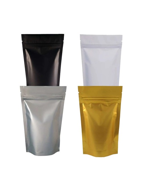 Matte Aluminium-Tasche 8x13x5cm - 100 Stück