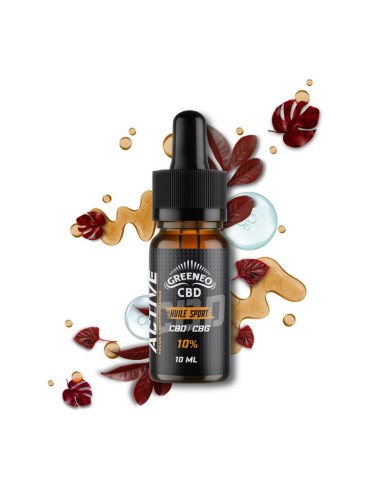 CBD- und CBG-Öl 10% aktiv | GREENEO