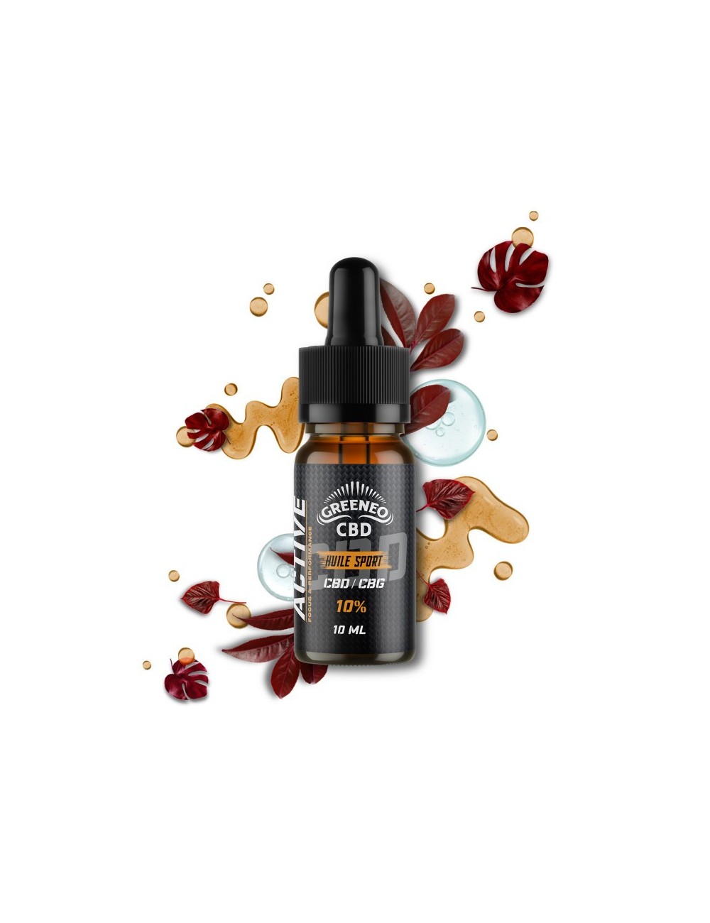 CBD- und CBG-Öl 10% aktiv | GREENEO