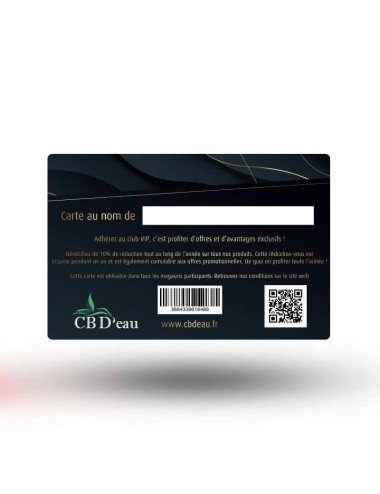 VIP-MITGLIEDSKARTE CBD'EAU