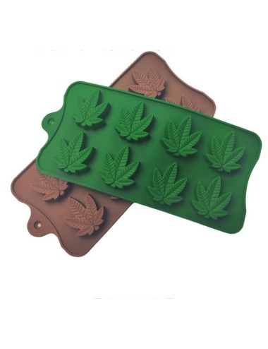 Silikonform Cannabisblätter