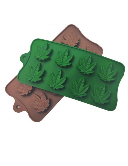 Silikonform Cannabisblätter