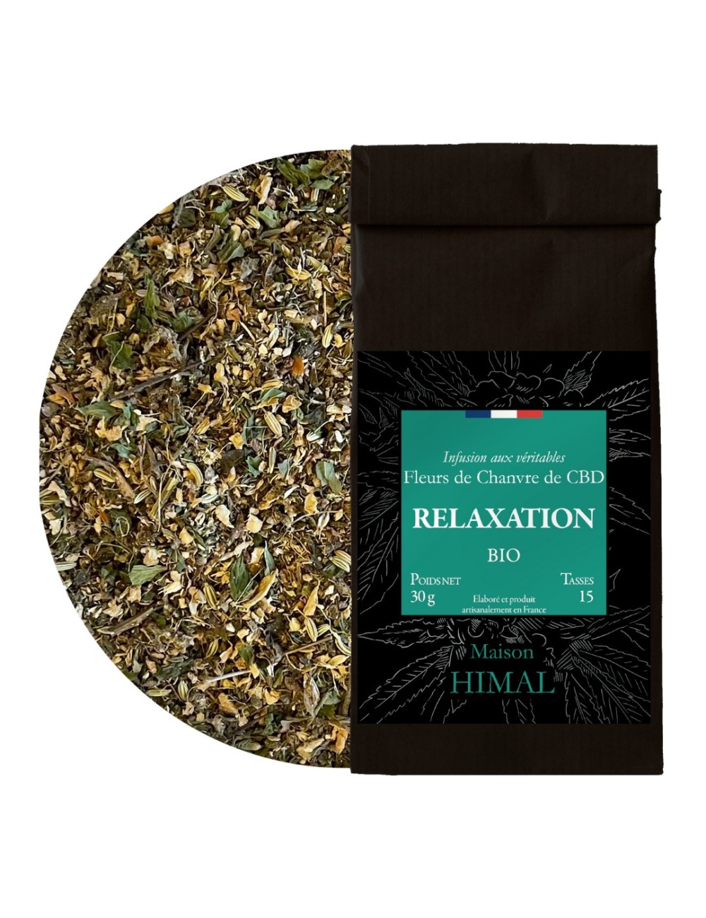 CBD Bio-Entspannungstee - lose | MAISON HIMAL