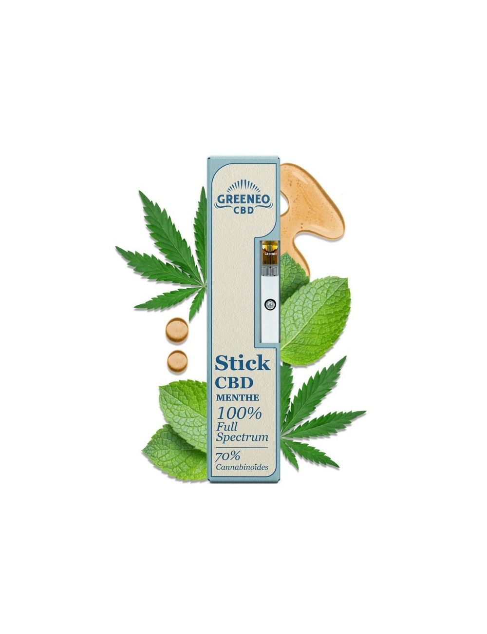 CBD-Vape-Pen Full Spectrum 70% | GREENEO nikotinfrei