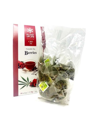 Bio CBD-Tee Rote Früchte | PLANT OF LIFE