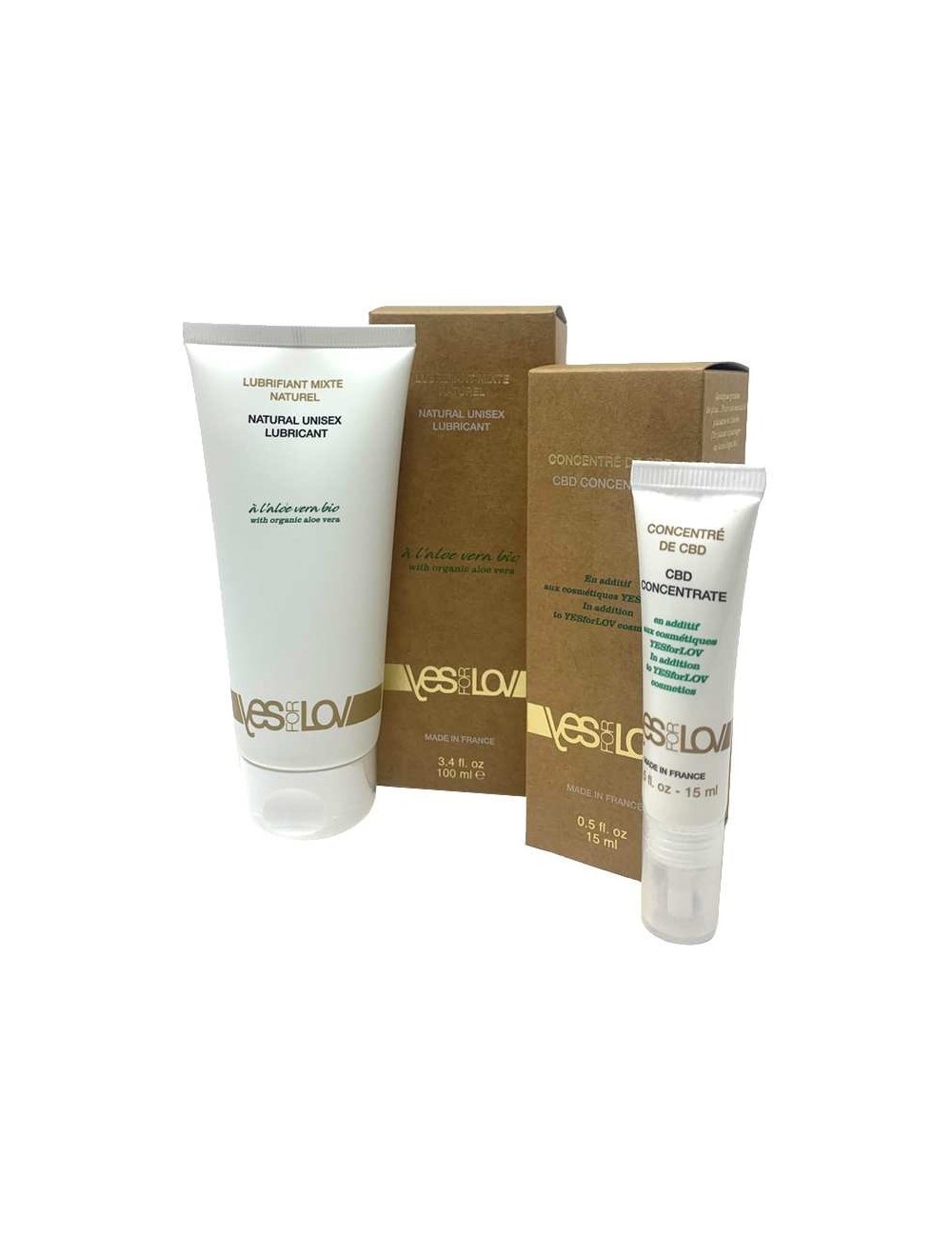 Gleitgel mit Aloe Vera & CBD-Konzentrat | YES FOR LOV