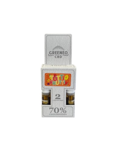 CBD Full Spectrum E-Liquid-Kartusche 70% - 2 Stück | GREENEO nikotinfrei