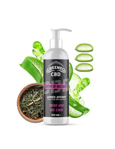 CBD-Massagecreme nach der Anstrengung | GREENEO