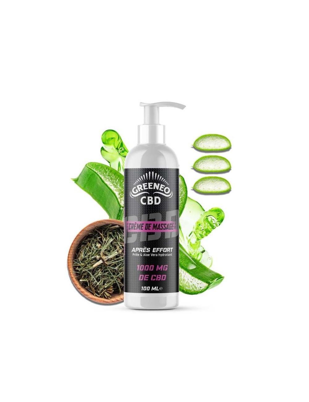 CBD-Massagecreme nach der Anstrengung | GREENEO