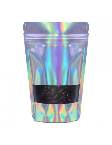 Holographischer Aluminiumbeutel 8x13x5cm - 100 Stück