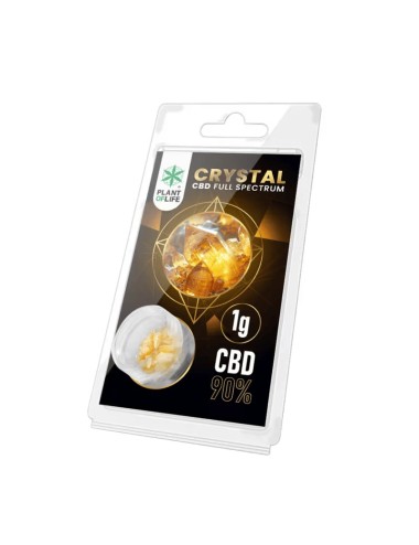Vollspektrum CBD-Kristalle 90% 1g | PLANT OF LIFE