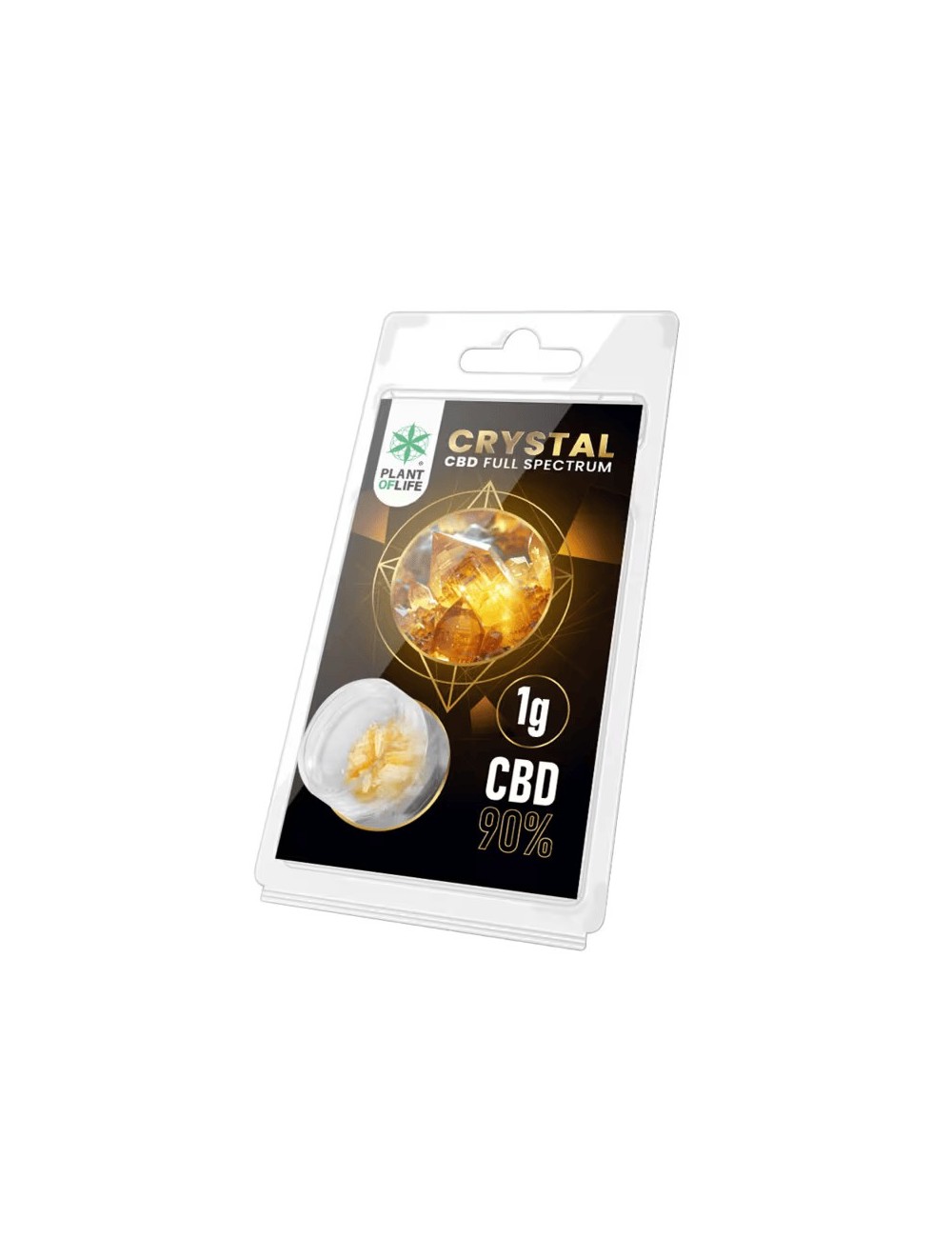Vollspektrum CBD-Kristalle 90% 1g | PLANT OF LIFE