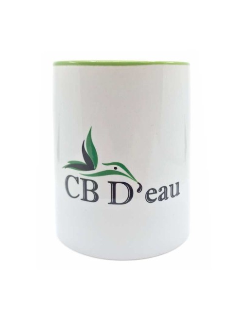 CBD'EAU Becher weiß und grün