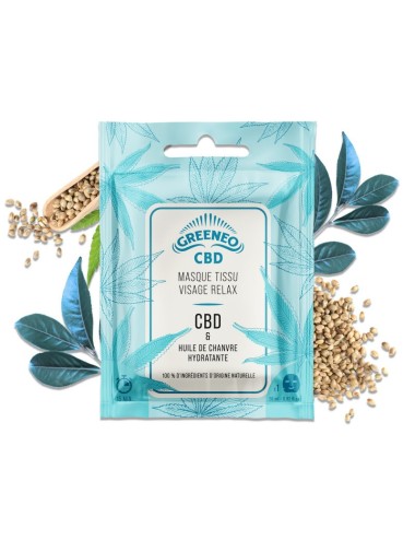 CBD-Entspannungs-Gesichtsmaske | GREENEO