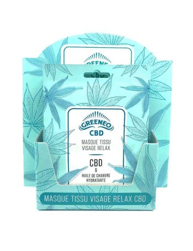 CBD-Entspannungs-Gesichtsmaske | GREENEO