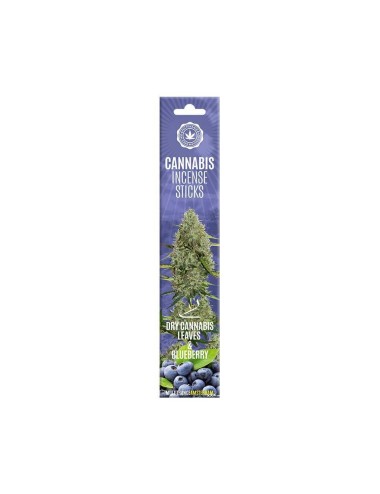 Räucherstäbchen Cannabis Dry Cannabis & Blaubeere - 15 Stäbchen