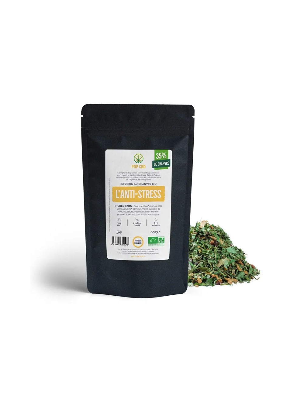 Bio-CBD-Tee gegen Stress | POP CBD