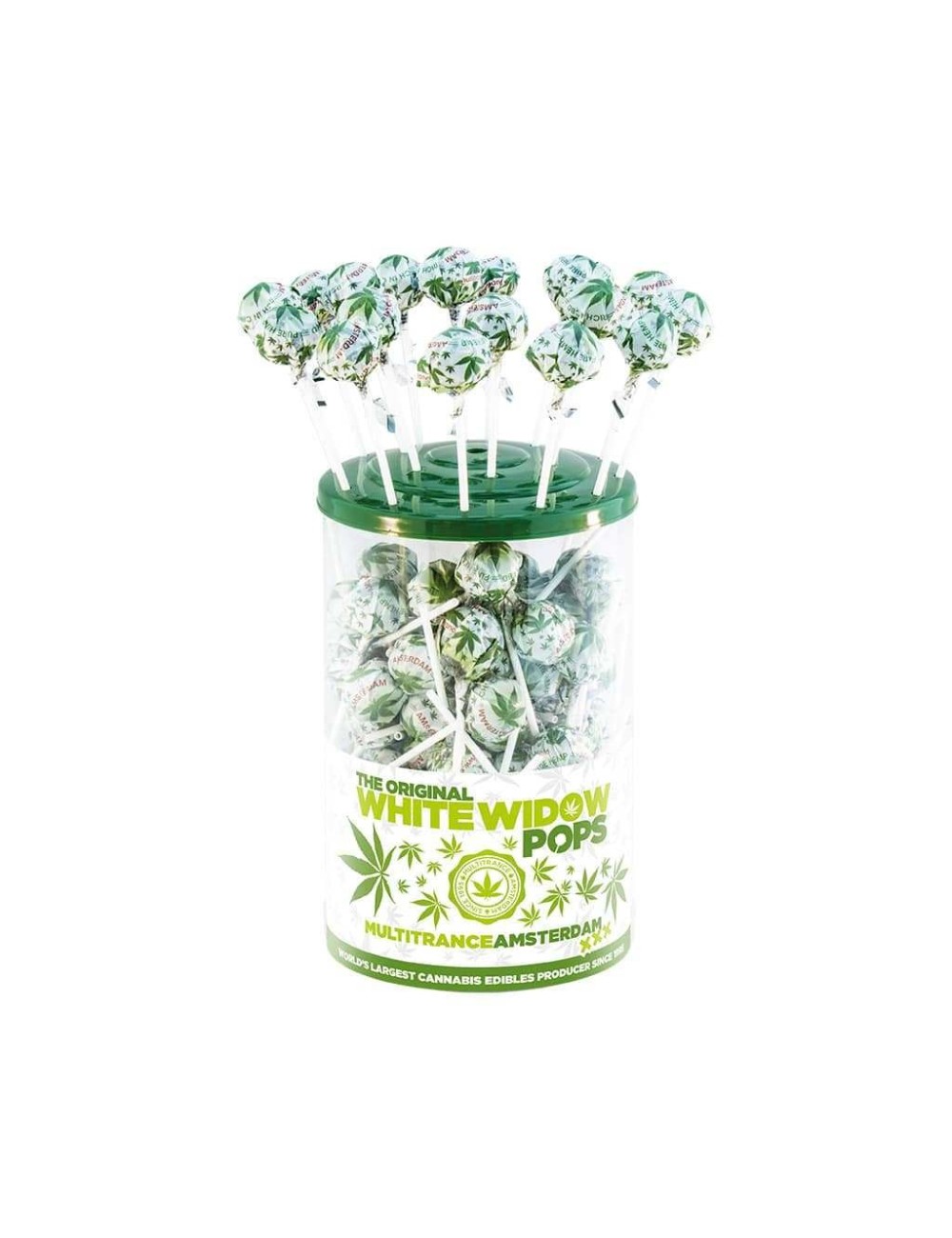 Lutscher Cannabis White Widow - 100 Stück | MULTITRANCE