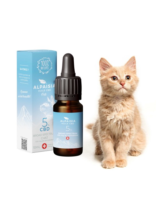 CBD-Öl 5% Breitspektrum für Katzen | ALPAISIA
