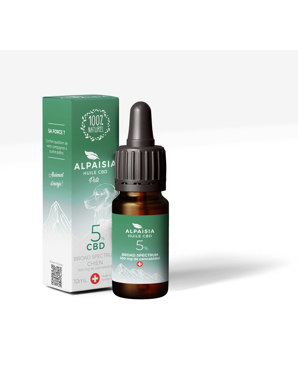 CBD-Öl 5% Breitspektrum für Hunde | ALPAISIA