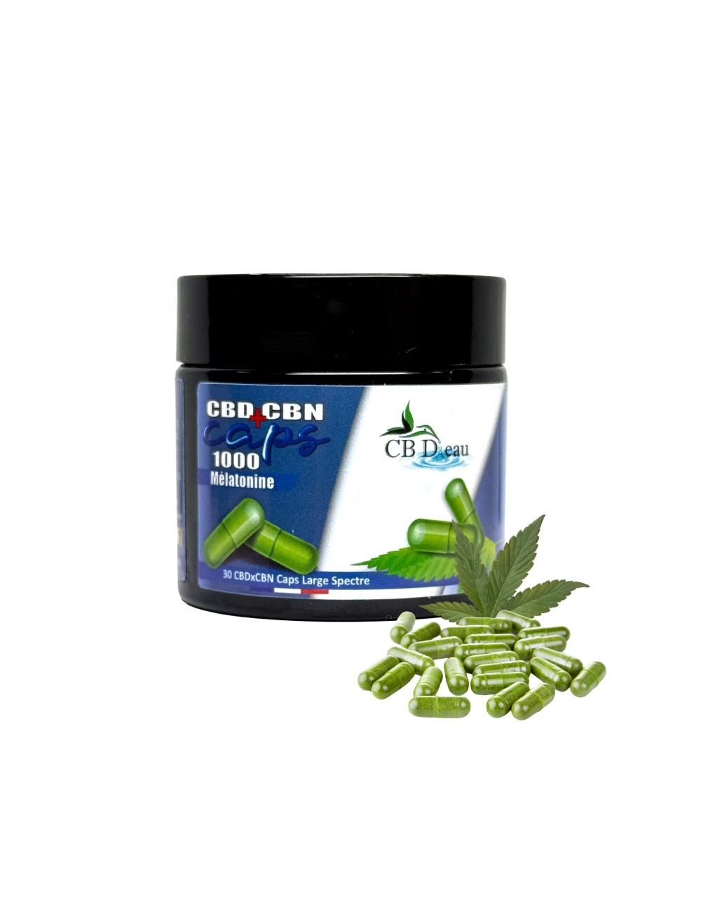 CBD-Schlafkapseln CBDeau 1000mg - Breitspektrum