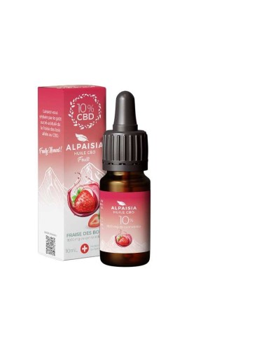 CBD-Öl 10% Breitspektrum Erdbeere | ALPAISIA