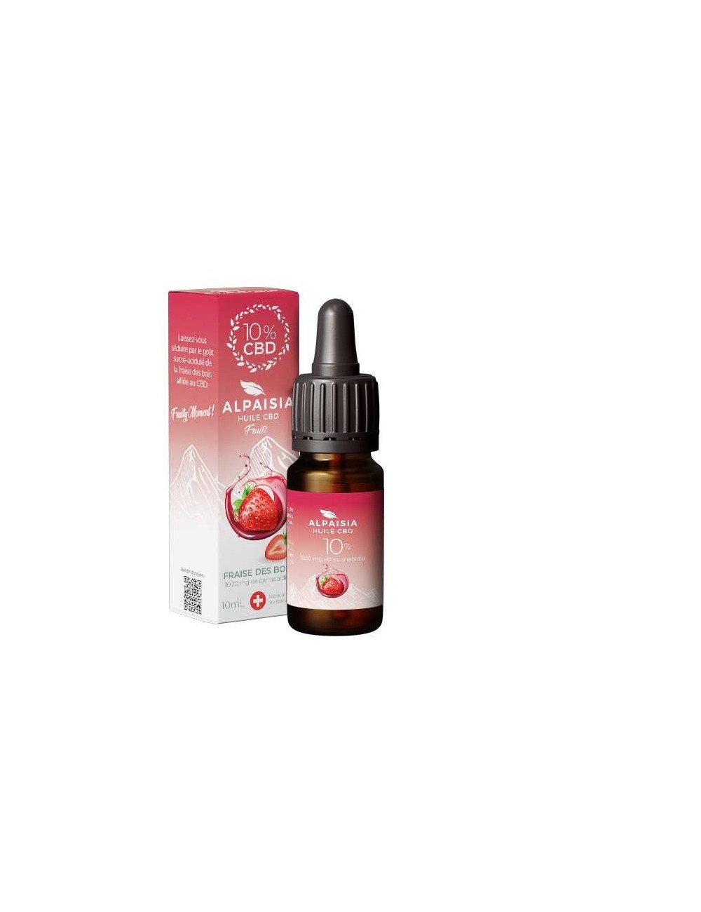 CBD-Öl 10% Breitspektrum Erdbeere | ALPAISIA
