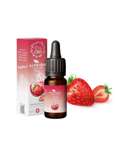 CBD-Öl 10% Breitspektrum Erdbeere | ALPAISIA