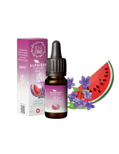 CBD-Öl 10% Breitspektrum Violett Wassermelone | ALPAISIA