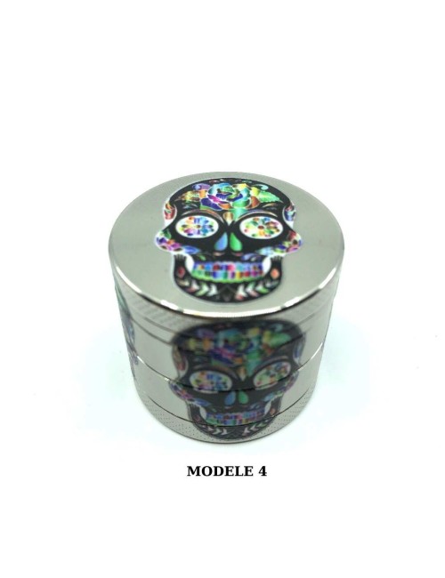Grinder 40mm Hippie-Schädel | CHAMP HIGH