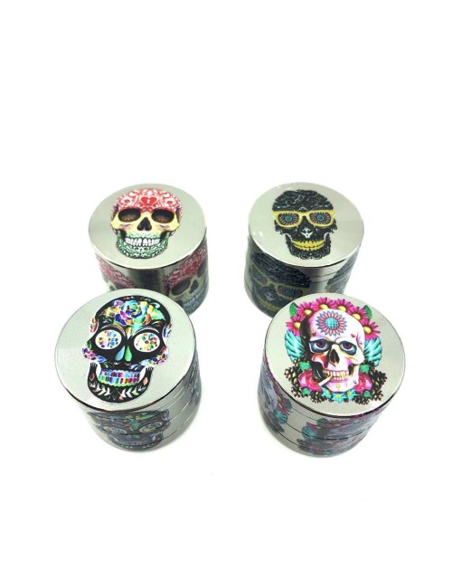 Grinder 40mm Hippie-Schädel | CHAMP HIGH
