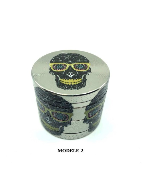 Grinder 40mm Hippie-Schädel | CHAMP HIGH