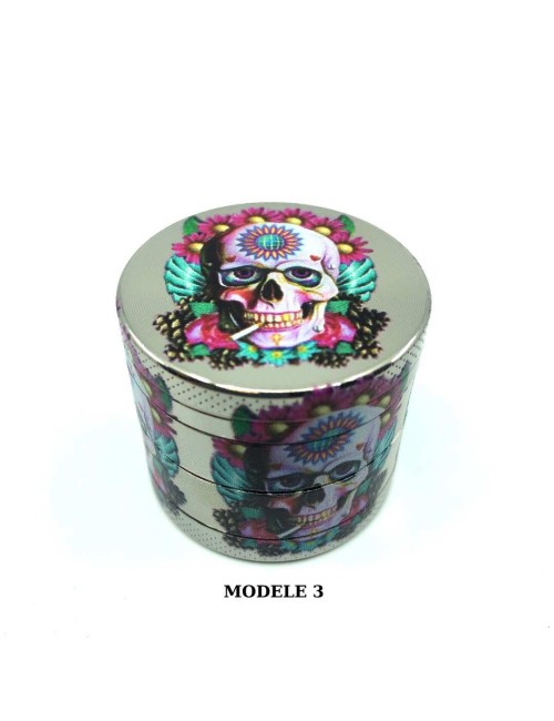 Grinder 40mm Hippie-Schädel | CHAMP HIGH