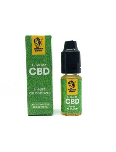E-Liquid CBD Hanfblüten 300mg | LE VAPOTEUR BRETON nikotinfrei