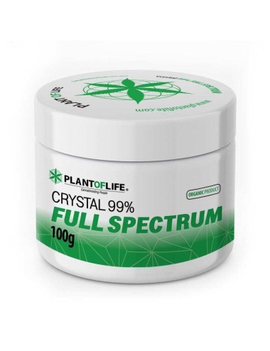 Vollspektrum CBD-Kristalle 99% 100g | Plant of Life