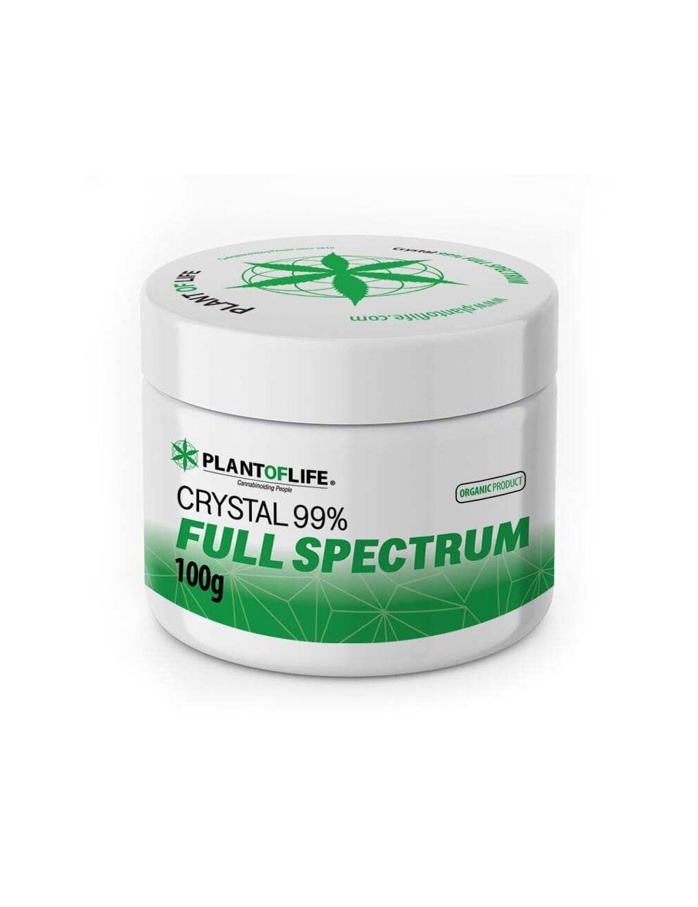 Vollspektrum CBD-Kristalle 99% 100g | Plant of Life