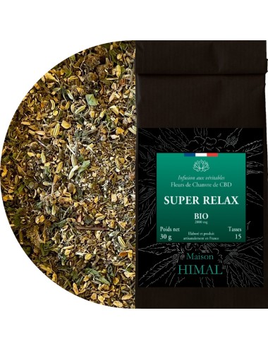 Bio-CBD-Kräutertee Super Relax - lose | MAISON HIMAL