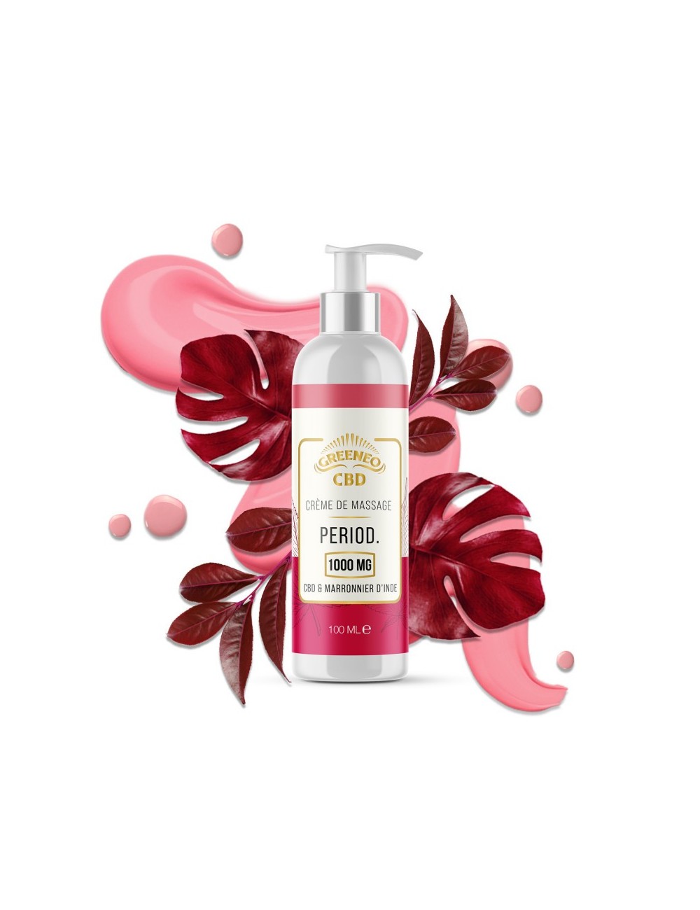 CBD-Massagecreme für die Periode | GREENEO