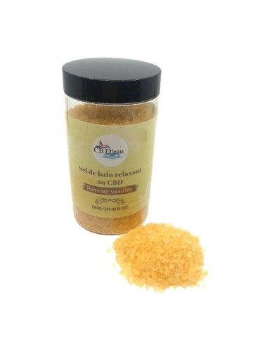 CBD-Vanille-Badesalz | CBD'EAU