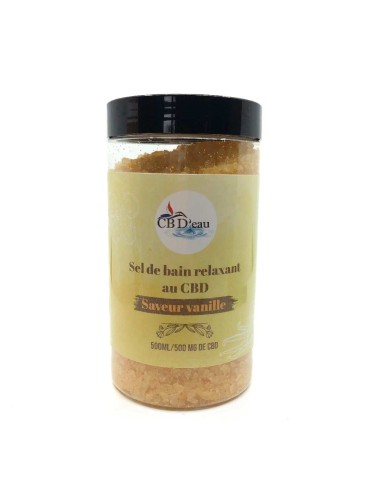 CBD-Vanille-Badesalz | CBD'EAU