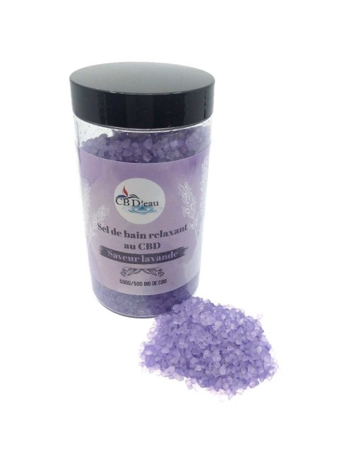 CBD-Lavendel-Badesalz | CBD'WASSER